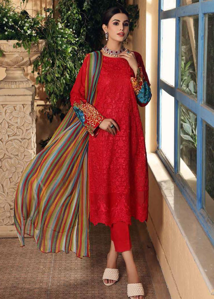 Charizma Embroidered Swiss Voile Suits Unstitched 3 Piece CRZ21SM-2 CM-11 - Summer Collection