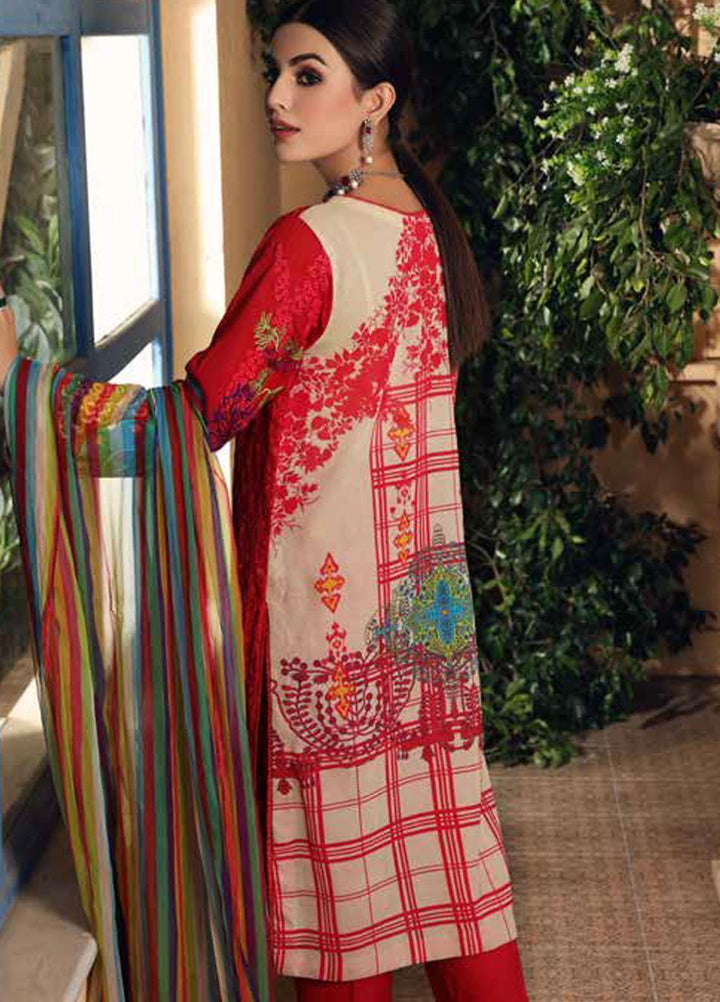 Charizma Embroidered Swiss Voile Suits Unstitched 3 Piece CRZ21SM-2 CM-11 - Summer Collection
