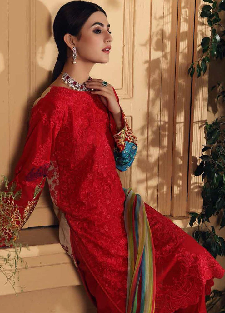 Charizma Embroidered Swiss Voile Suits Unstitched 3 Piece CRZ21SM-2 CM-11 - Summer Collection