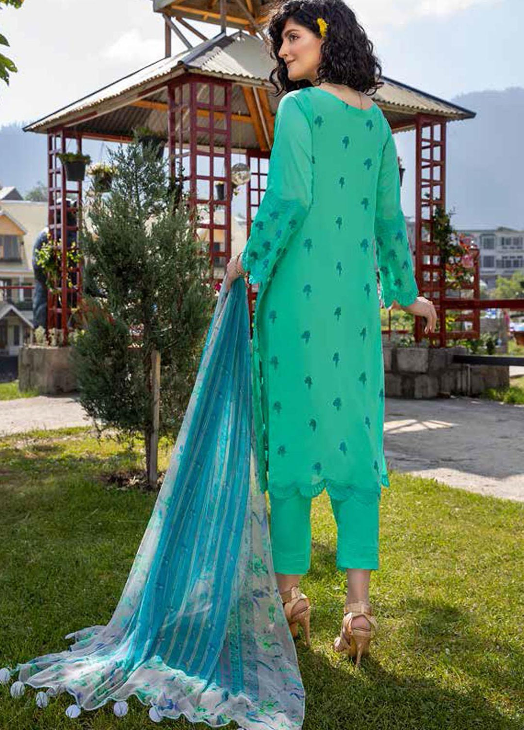 Charizma Embroidered Swiss Voile Suits Unstitched 3 Piece CRZ21SM-2 CM-12 - Summer Collection