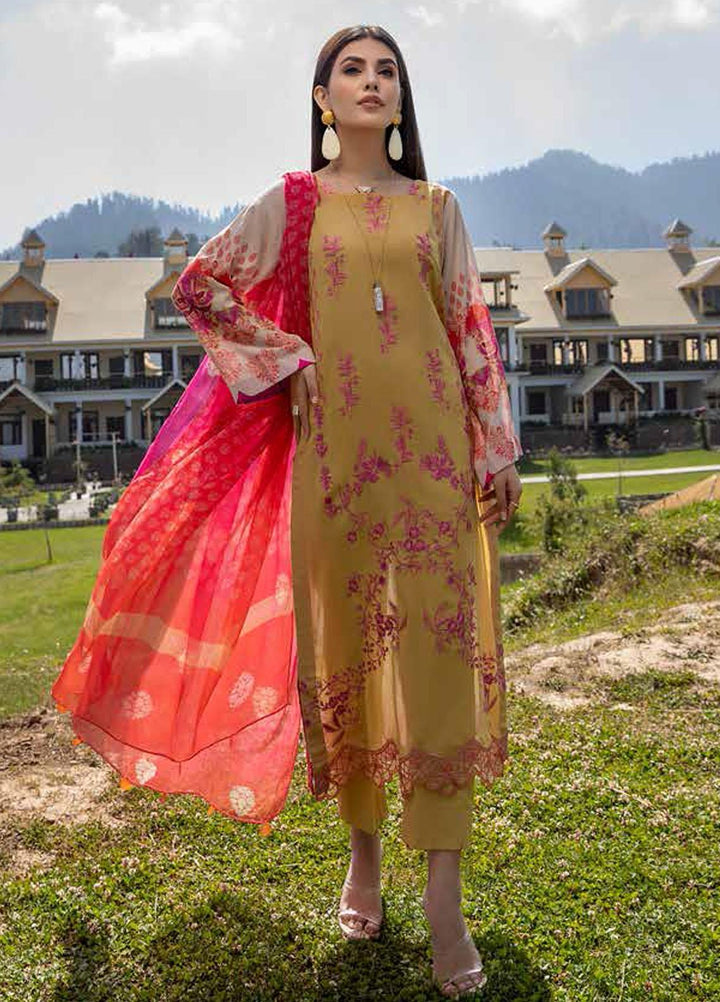 Charizma Embroidered Swiss Voile Suits Unstitched 3 Piece CRZ21SM-2 CM-13 - Summer Collection