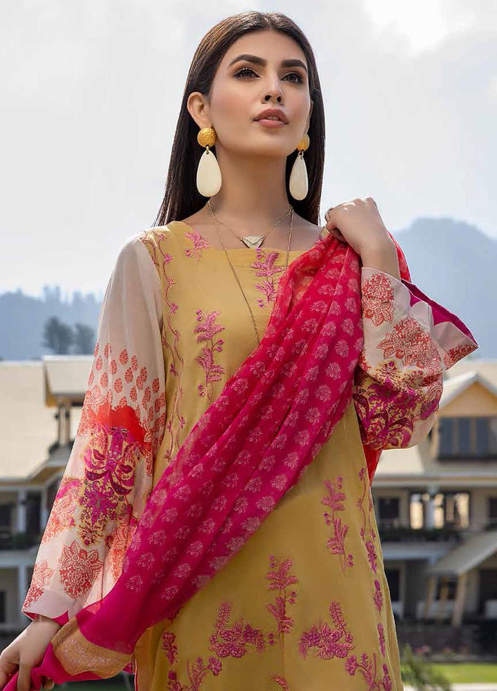 Charizma Embroidered Swiss Voile Suits Unstitched 3 Piece CRZ21SM-2 CM-13 - Summer Collection