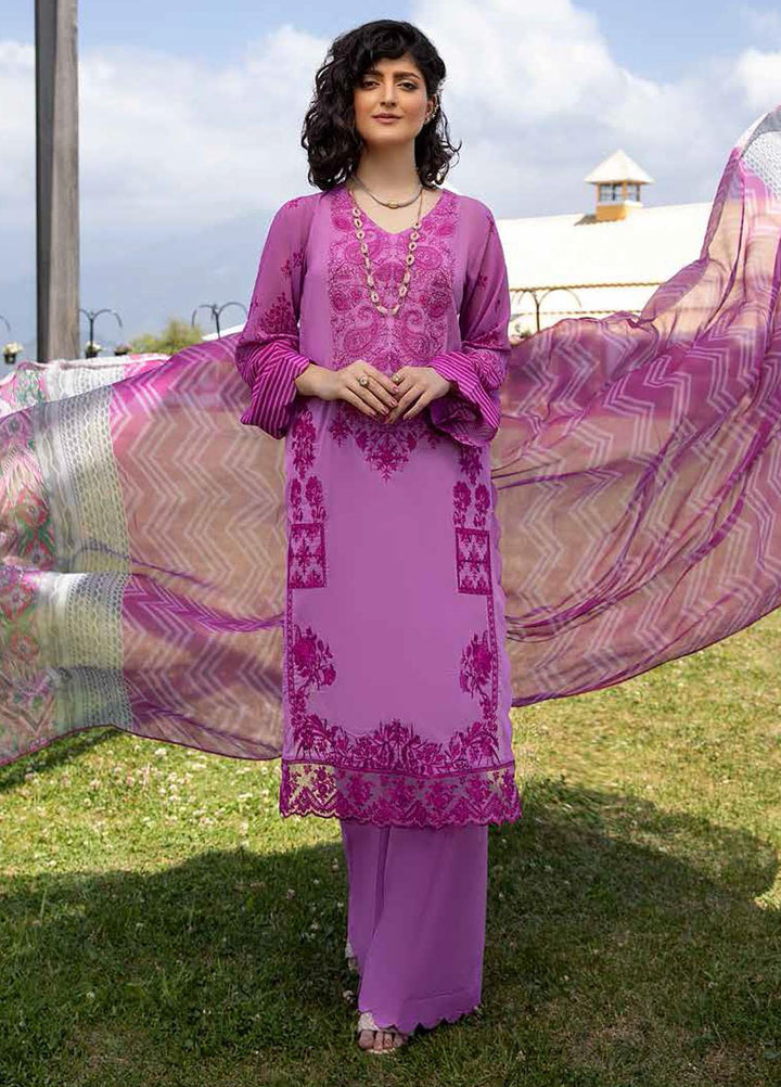Charizma Embroidered Swiss Voile Suits Unstitched 3 Piece CRZ21SM-2 CM-14 - Summer Collection