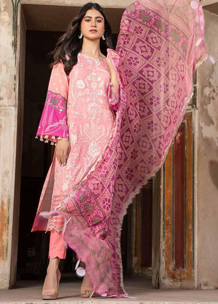 Charizma Embroidered Swiss Voile Suits Unstitched 3 Piece CRZ21SM-2 CM-17 - Summer Collection