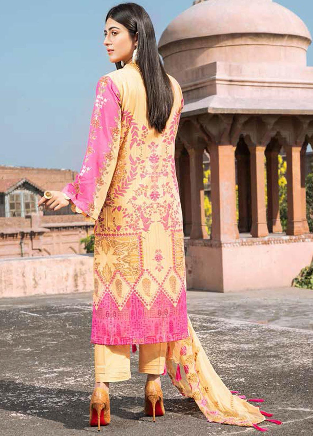 Charizma Embroidered Swiss Voile Suits Unstitched 3 Piece CRZ21SM-2 CM-20 - Summer Collection