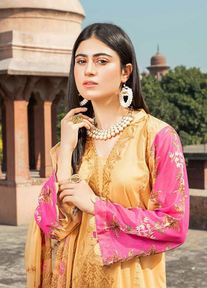 Charizma Embroidered Swiss Voile Suits Unstitched 3 Piece CRZ21SM-2 CM-20 - Summer Collection