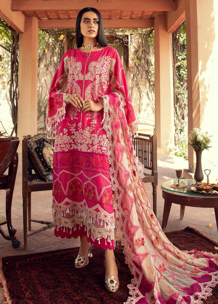 Charizma Embroidered Lawn Suits Unstitched 3 Piece CRZ21F ED-06 - Festive Collection