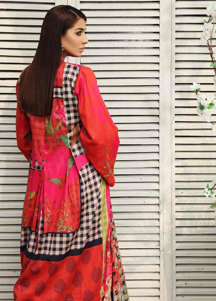 Charizma Embroidered Lawn Suits Unstitched 3 Piece CRZ21IF IN-31-B - Summer Collection