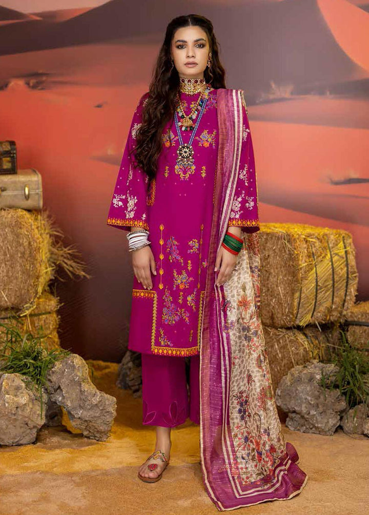 Miraas By Charizma Embroidered Khaddar Suits Unstitched 3 Piece CRZ22MK CM-04 - Winter Collection