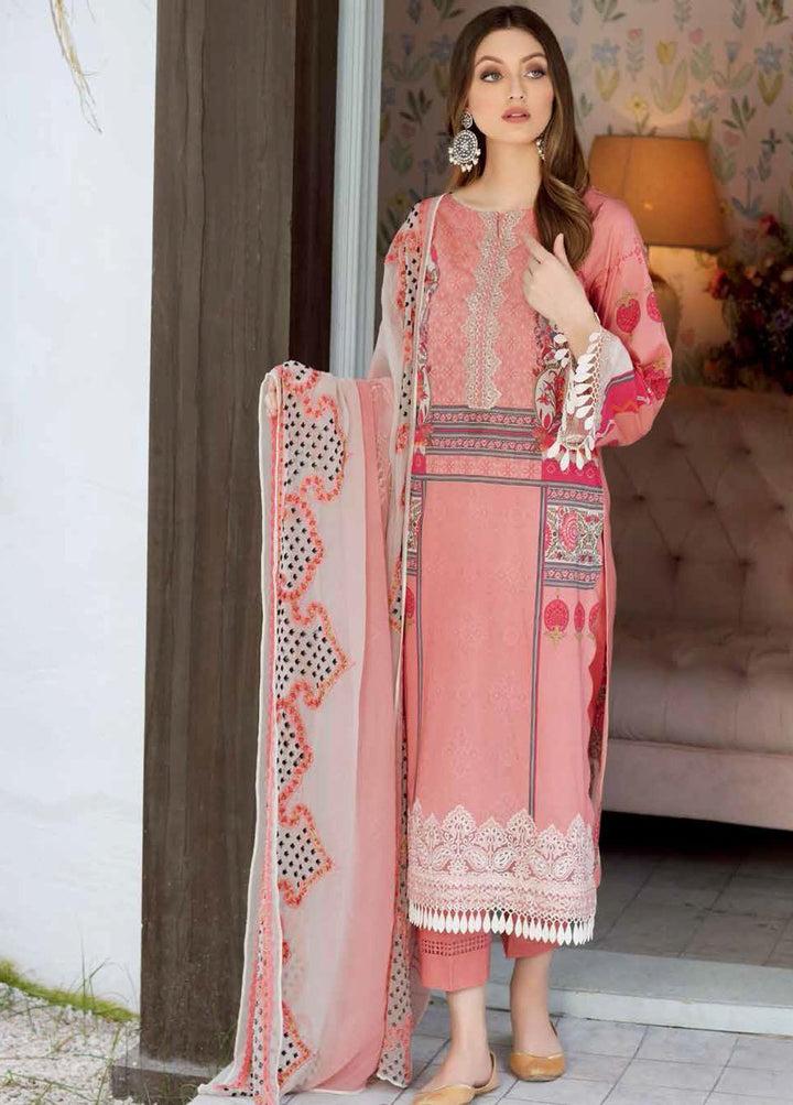 Naranji By Charizma Embroidered Lawn Suits Unstitched 3 Piece CRZ21-N2 13 - Summer Collection