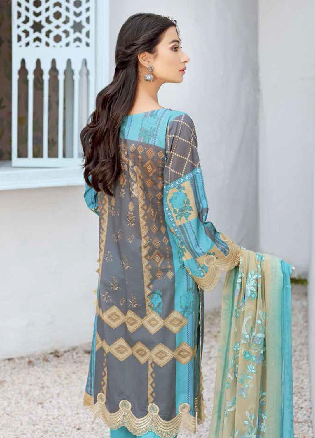Naranji By Charizma Embroidered Lawn Suits Unstitched 3 Piece CRZ21-N2 16 - Summer Collection