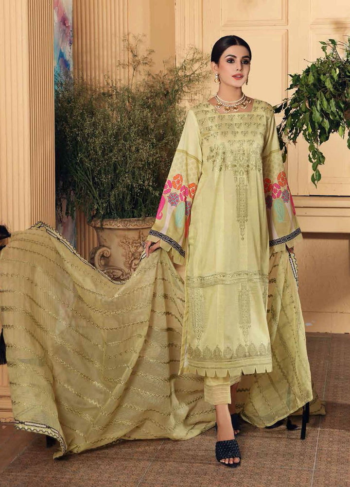 Naranji By Charizma Embroidered Lawn Suits Unstitched 3 Piece CRZ21-N2 17 - Summer Collection