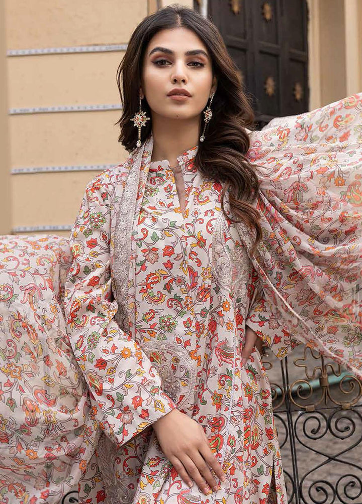 Rang-e-Bahaar By Charizma Embroidered Lawn Suits Unstitched 3 Piece CRZ23RB CRB-05 - Spring / Summer Collection