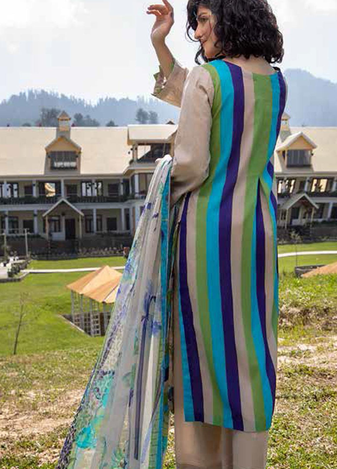 Charizma Embroidered Lawn Suits Unstitched 3 Piece CRZ21LS CSL-05 - Summer Collection