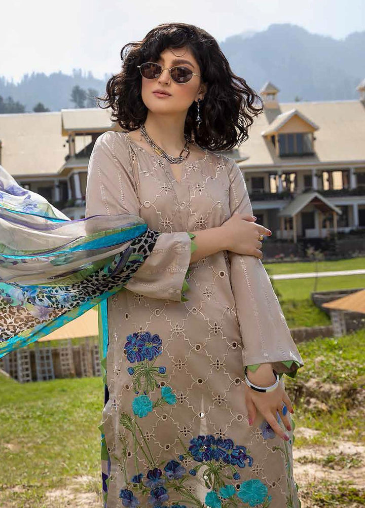 Charizma Embroidered Lawn Suits Unstitched 3 Piece CRZ21LS CSL-05 - Summer Collection