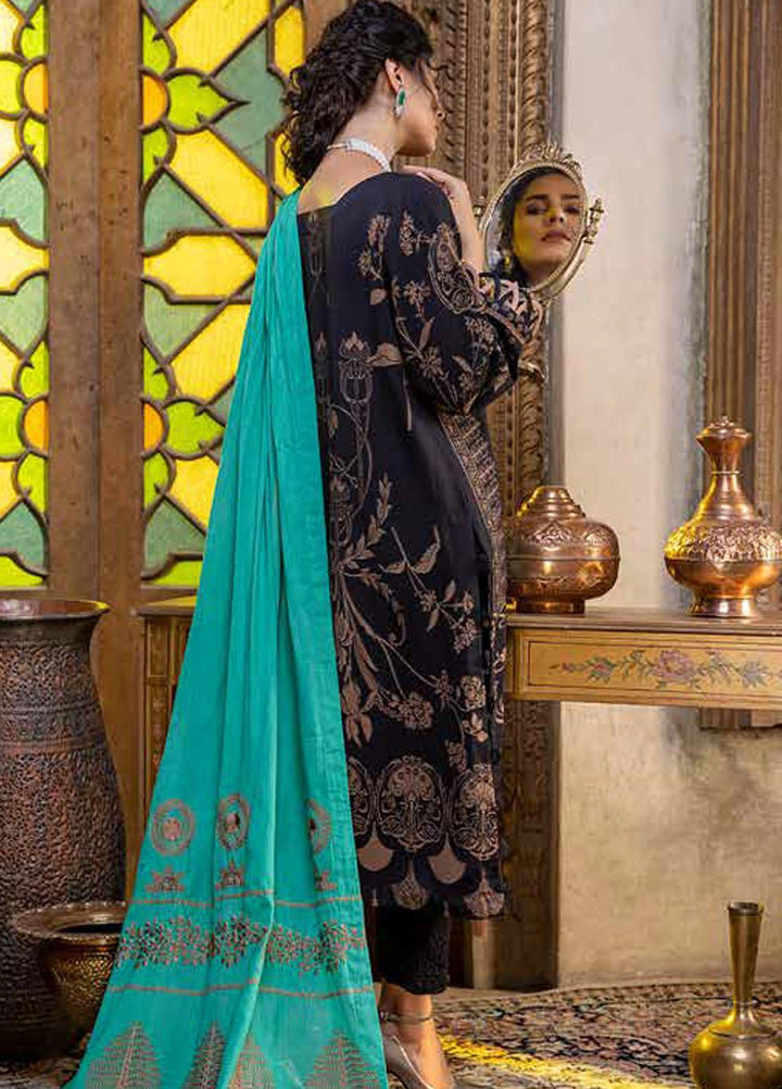 Charizma Embroidered  Leather Jacquard Suits Unstitched 3 Piece CRZ21LJ CLJ-12 - Winter Collection