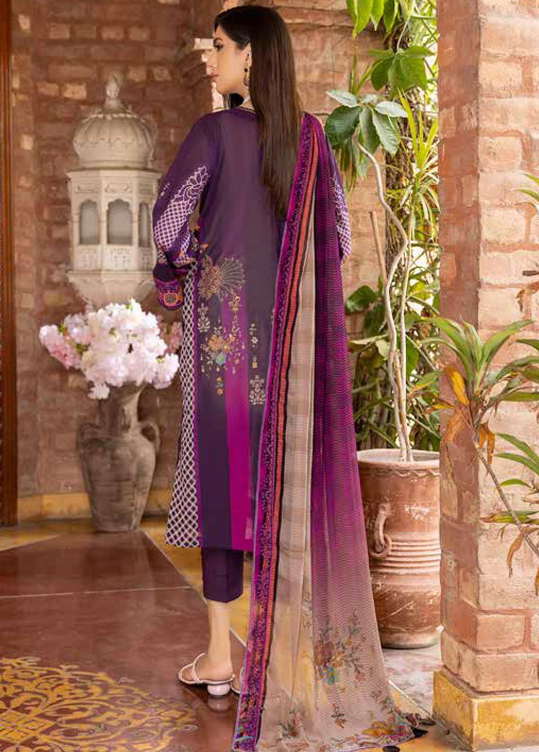 Swiss Miss By Charizma Embroidered Swiss Voile Suits Unstitched 3 Piece CRZ23SM CSM-03 - Summer Collection