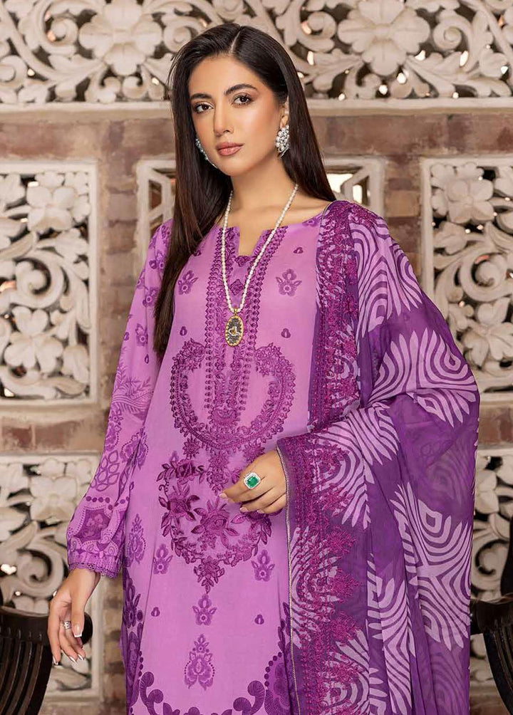 Swiss Miss By Charizma Embroidered Swiss Voile Suits Unstitched 3 Piece CRZ23SM CSM-08 - Summer Collection
