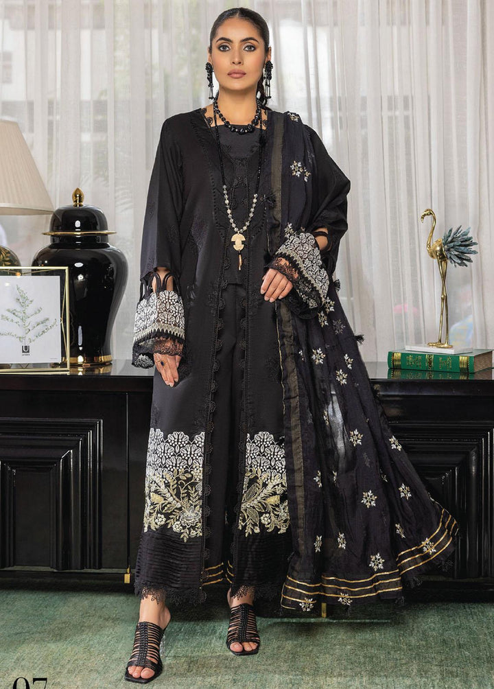 Charlotte By Humdum Embroidered Lawn Suits Unstitched 3 Piece HD23C 07 - Summer Collection