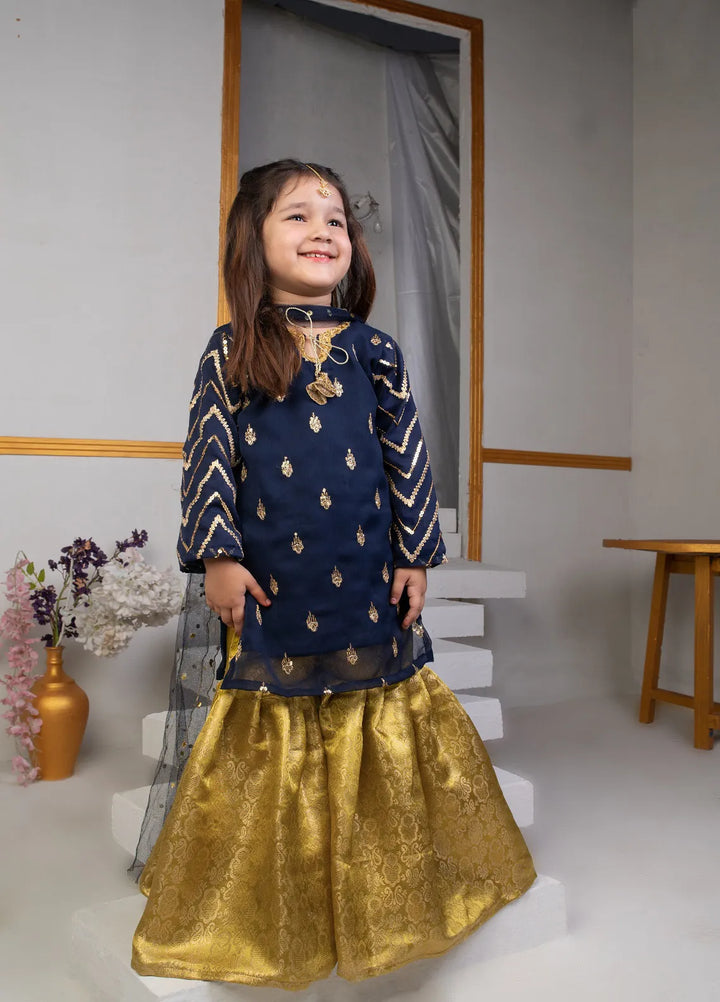 Cheeco Chic Pret Embroidered Chiffon banarsi 3 Piece Suit NCBM22