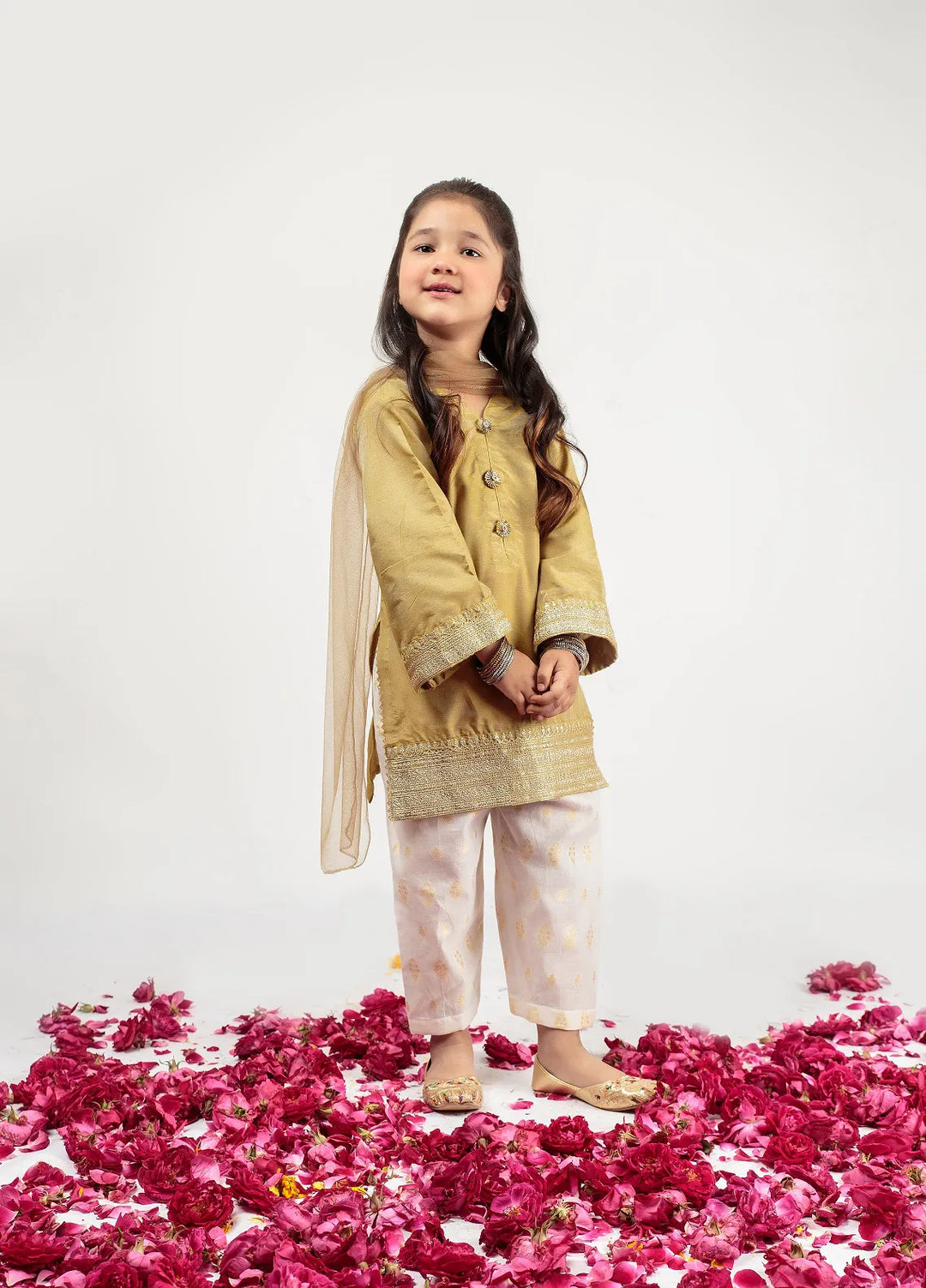 Cheeco Chic Pret Embroidered Cotton silk 3 Piece Suit FJSEID24