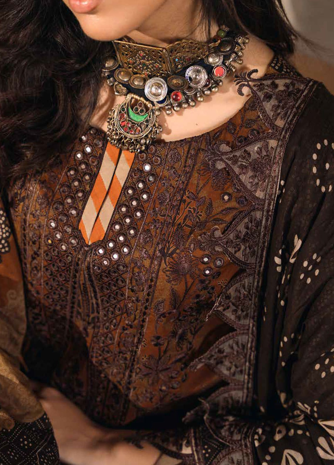 Chunri by Charizma Embroidered Lawn Suits Unstitched 3 Piece CRZ24CH CH4-05 - Summer Collection