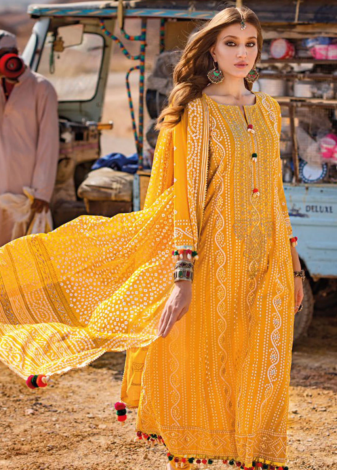 Chunri Collection Chunri By Gul Ahmed Embroidered Lawn Suits Unstitched 3 Piece GA24C BM ...