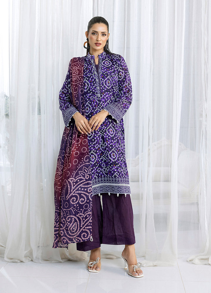 Chunri by Salitex Printed Lawn Suits Unstitched 3 Piece SSW6U3P352UT - Summer Collection