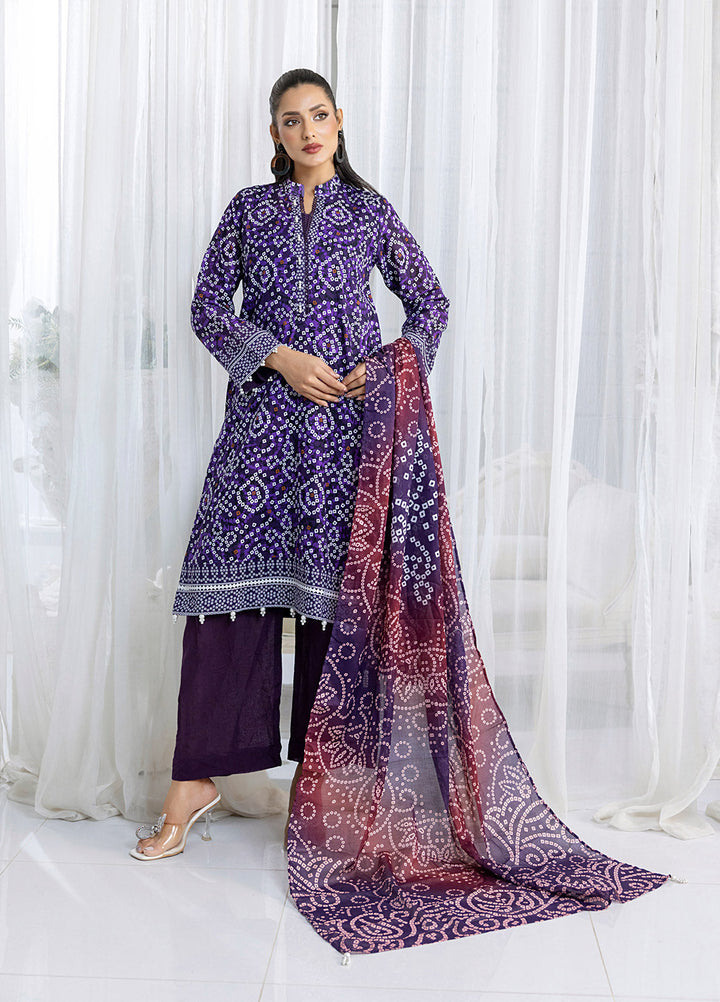 Chunri by Salitex Printed Lawn Suits Unstitched 3 Piece SSW6U3P352UT - Summer Collection