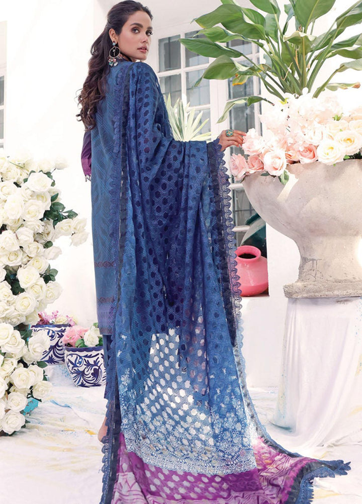 Coco by Al Zohaib Embroidered Cambric Suits Unstitched 3 Piece AZ21CC D-02-A - Winter Collection