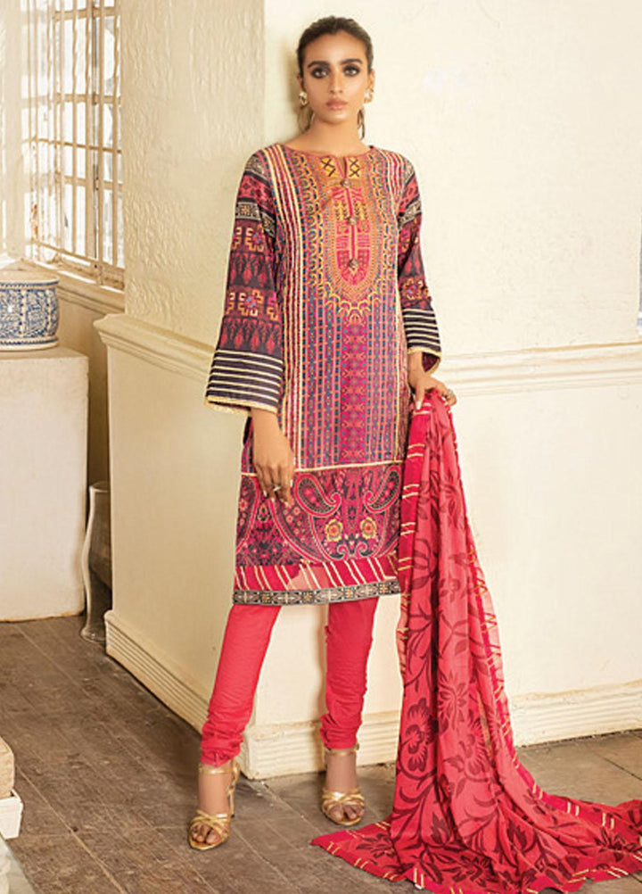 Coco by Al Zohaib Printed Lawn Suits Unstitched 3 Piece AZ21PC D-03 - Summer Collection