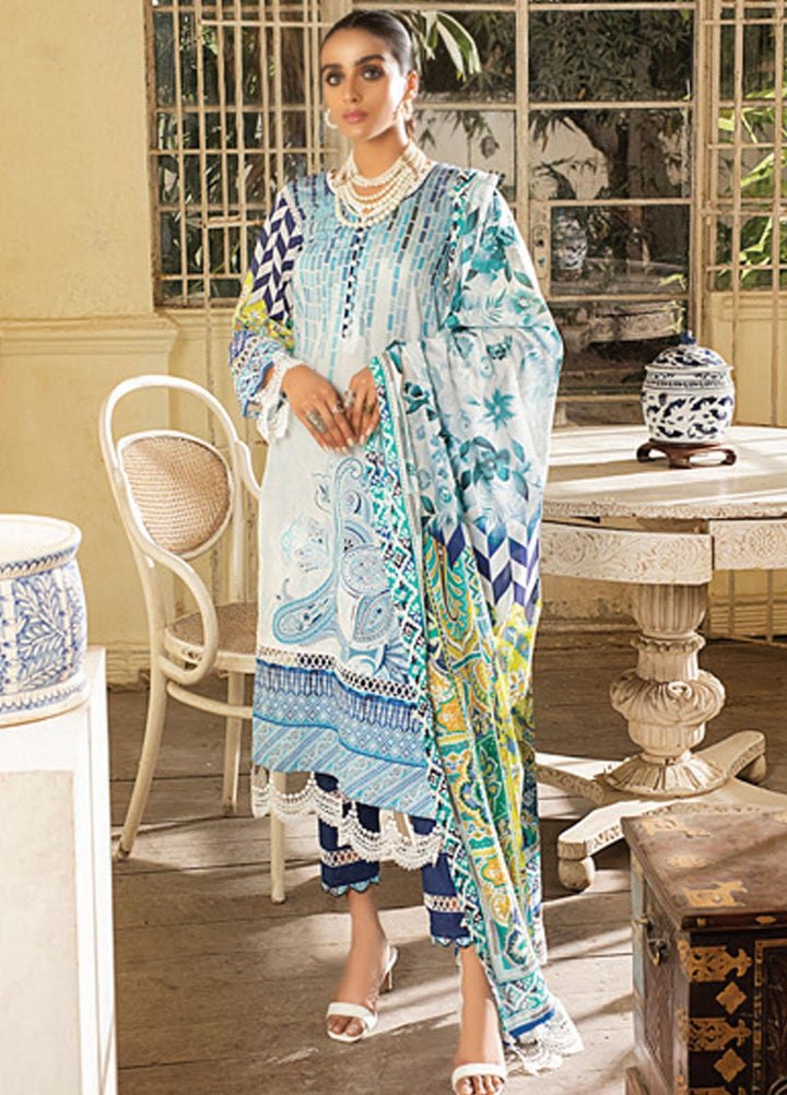 Coco by Al Zohaib Printed Lawn Suits Unstitched 3 Piece AZ21PC D-04 - Summer Collection