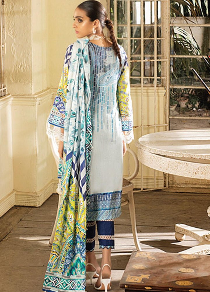 Coco by Al Zohaib Printed Lawn Suits Unstitched 3 Piece AZ21PC D-04 - Summer Collection