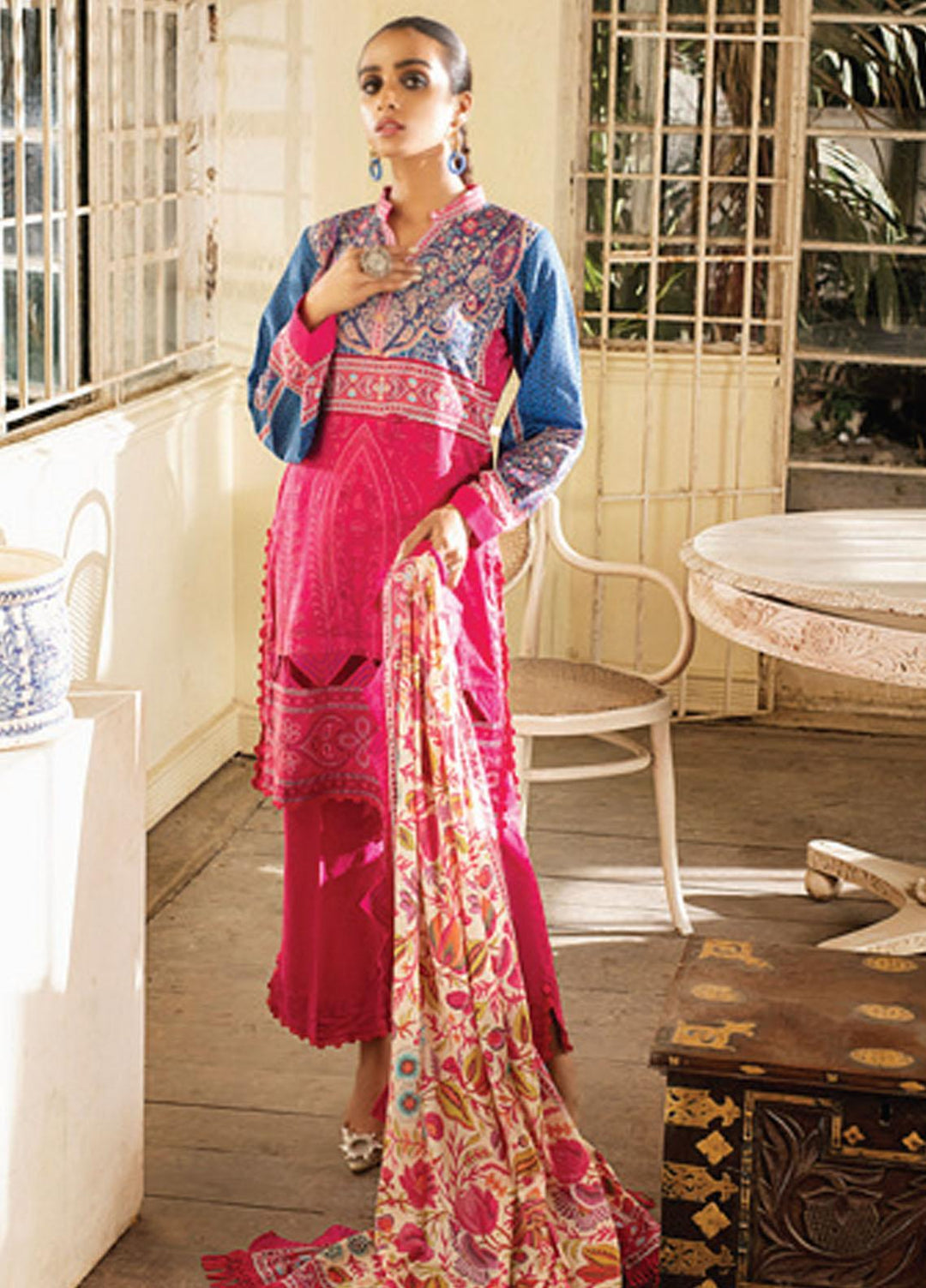 Coco by Al Zohaib Printed Lawn Suits Unstitched 3 Piece AZ21PC D-05 - Summer Collection