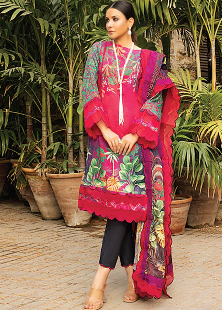 Coco by Al Zohaib Printed Lawn Suits Unstitched 3 Piece AZ21PC D-08 - Summer Collection