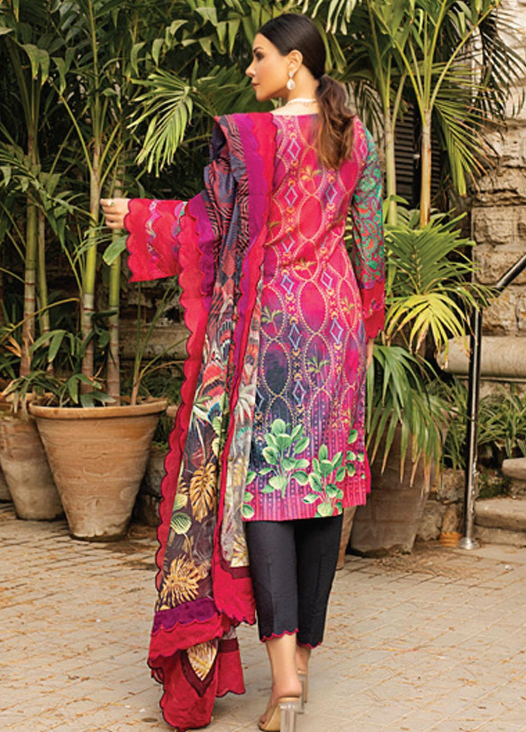 Coco by Al Zohaib Printed Lawn Suits Unstitched 3 Piece AZ21PC D-08 - Summer Collection