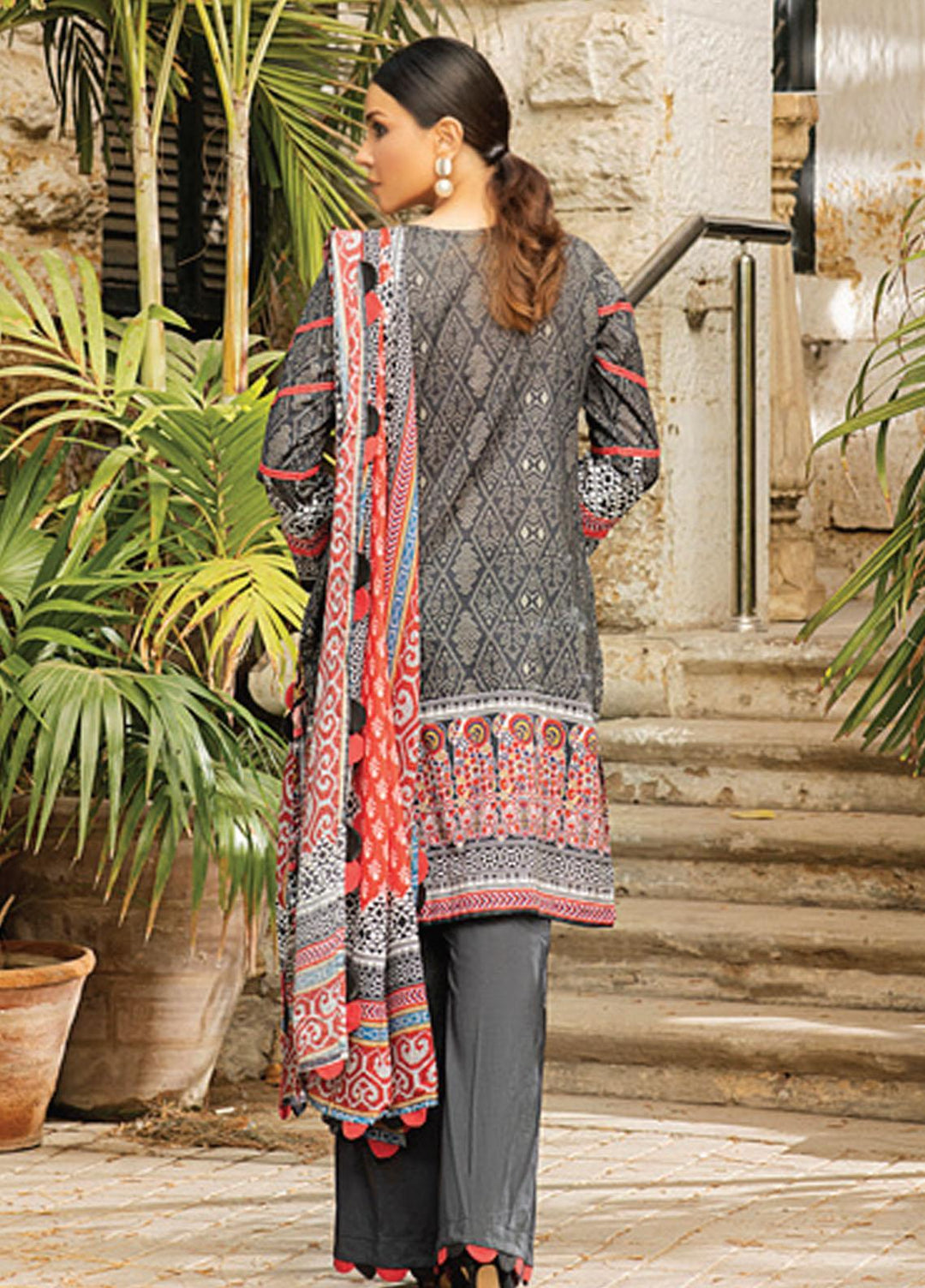 Coco by Al Zohaib Printed Lawn Suits Unstitched 3 Piece AZ21PC D-15 - Summer Collection