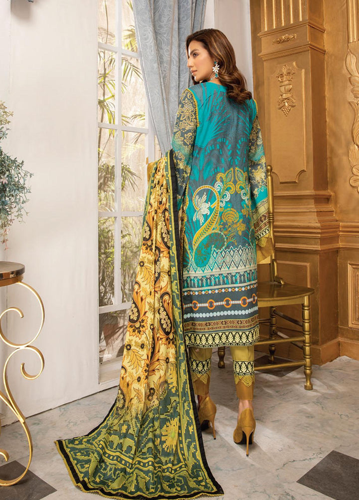 Coco by Al Zohaib Printed Lawn Suits Unstitched 3 Piece AZ21-PC2 07 - Summer Collection