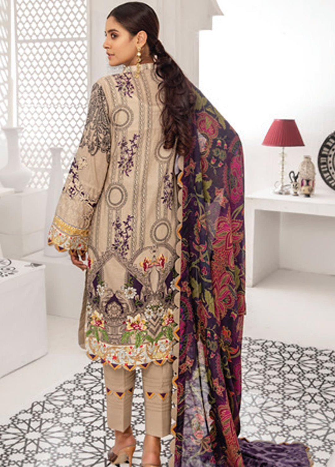 Coco by Al Zohaib Embroidered Lawn Suits Unstitched 3 Piece AZ21C D-011 - Summer Collection