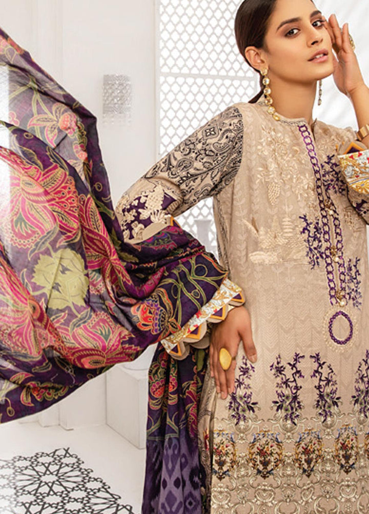 Coco by Al Zohaib Embroidered Lawn Suits Unstitched 3 Piece AZ21C D-011 - Summer Collection