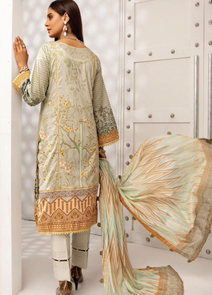 Coco by Al Zohaib Embroidered Lawn Suits Unstitched 3 Piece AZ21C D-05 - Summer Collection