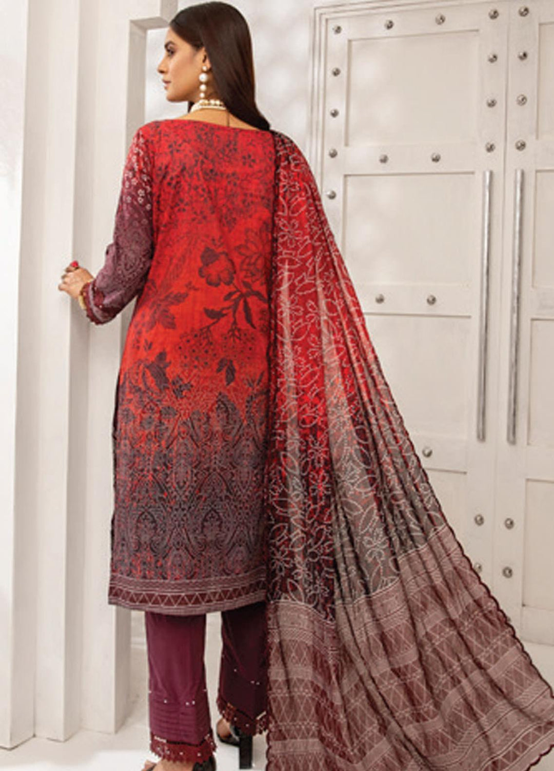 Coco by Al Zohaib Embroidered Lawn Suits Unstitched 3 Piece AZ21C D-06-A - Summer Collection
