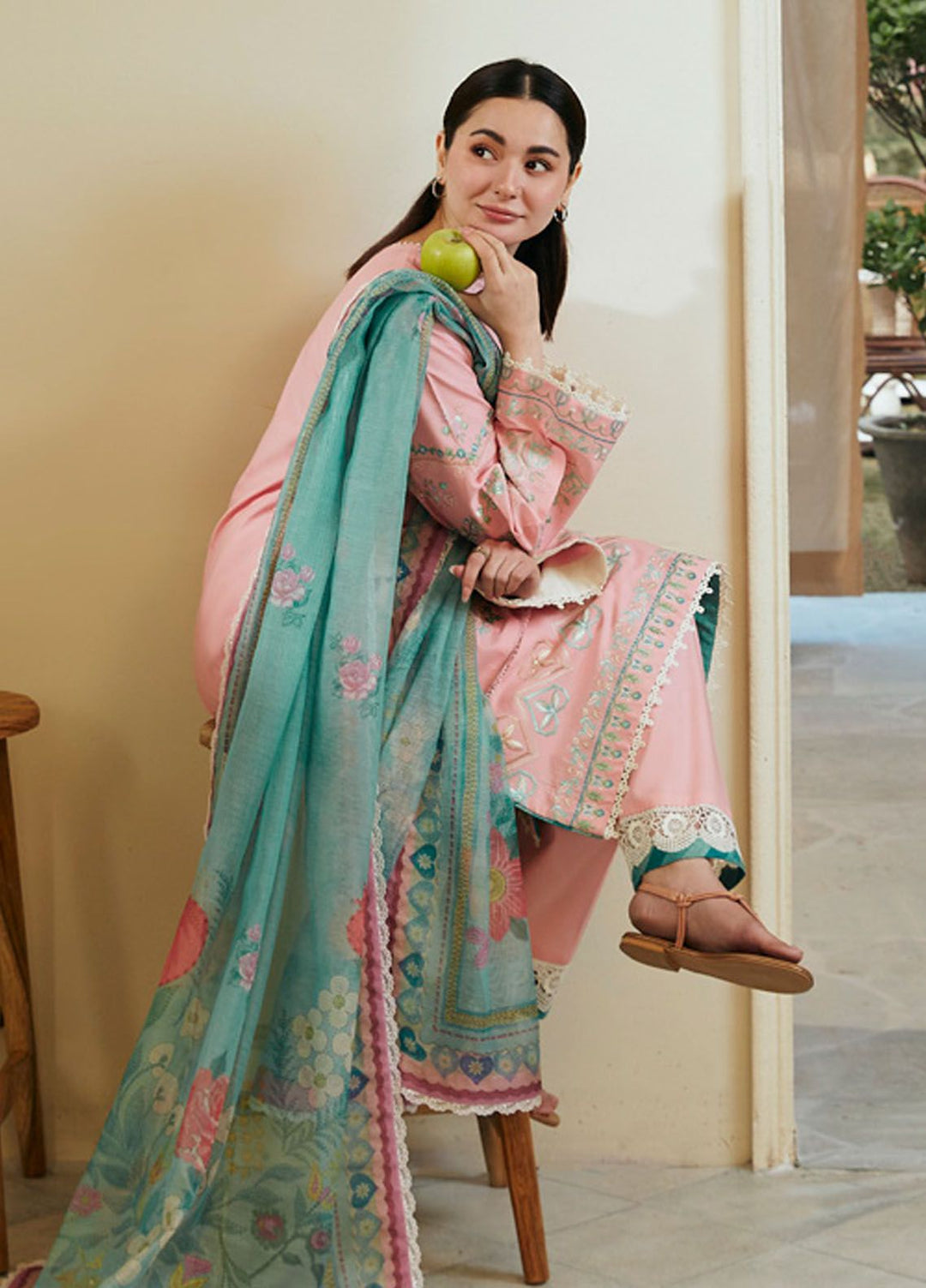 Coco by Zara Shahjahan Embroidered Jacquard Suits Unstitched 3 Piece CZS24L D-8A Zoya - Summer Collection
