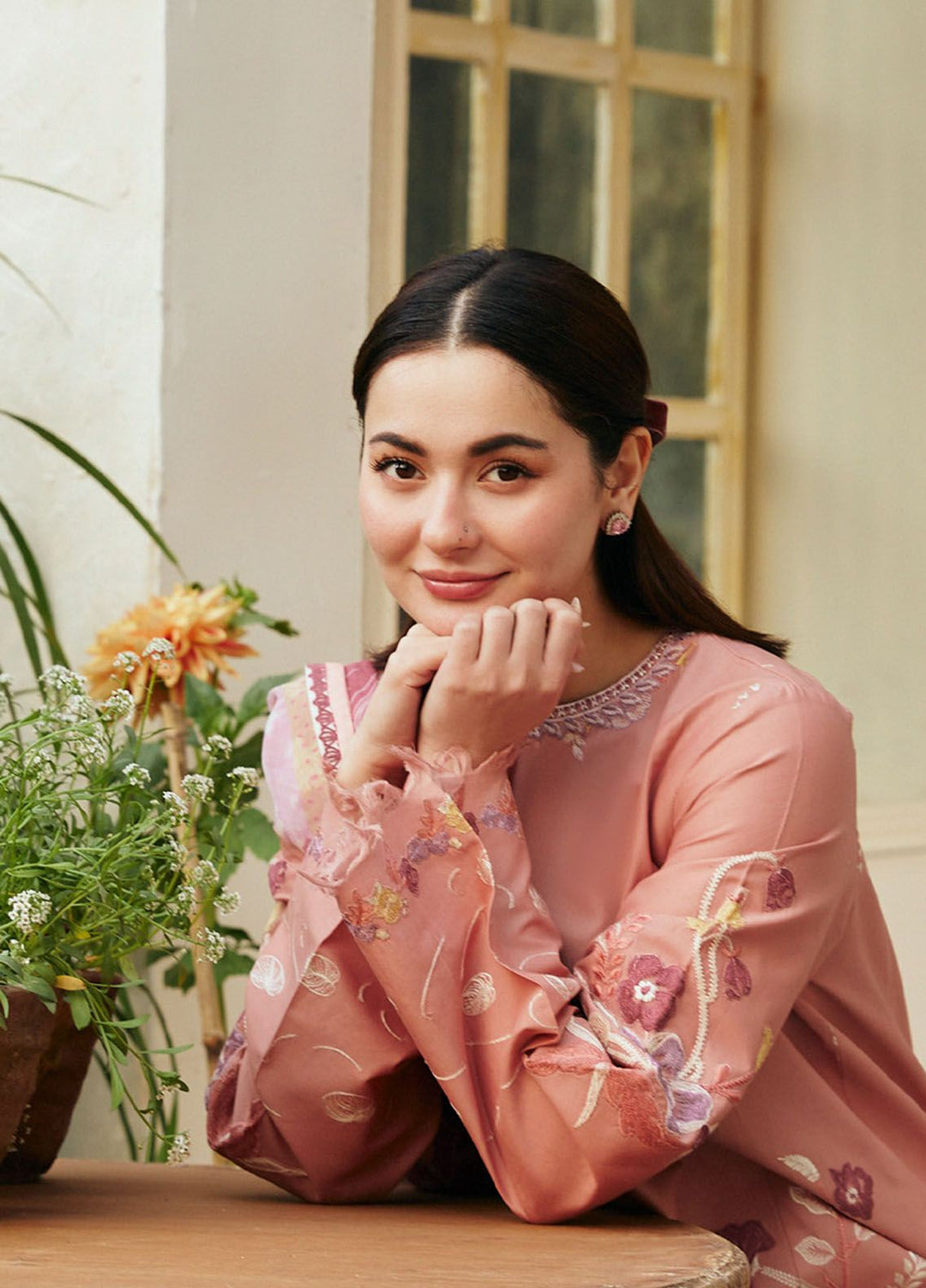 Coco by Zara Shahjahan Embroidered Lawn Suits Unstitched 3 Piece CZS24L D-6A Jabeen - Summer Collection