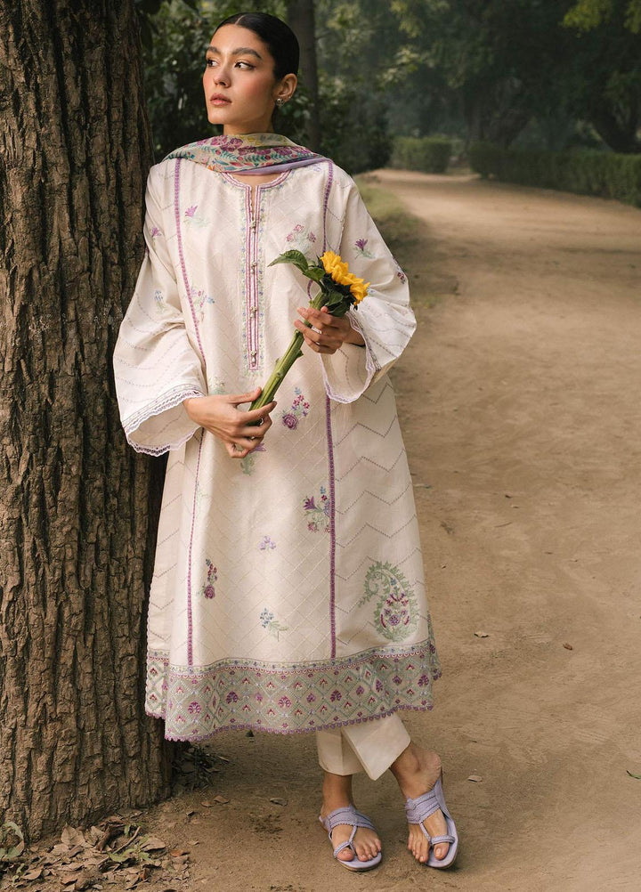 Coco By Zara Shahjahan Embroidered Lawn Suits Unstitched 3 Piece CZS22SS 3B - Spring / Summer Collection