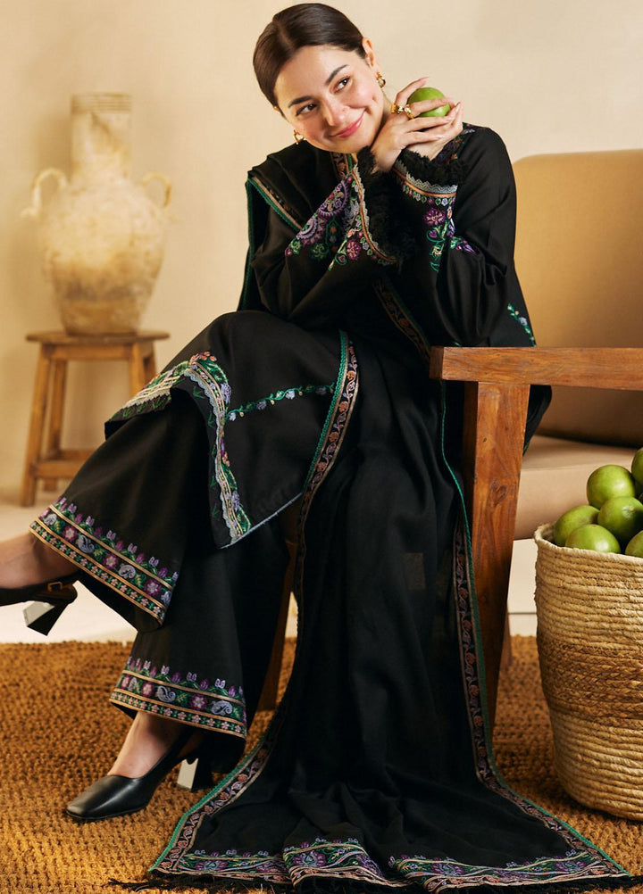 Coco By Zara Shahjahan Embroidered Linen Suits Unstitched 3 Piece CZS23W 5B - Winter Collection