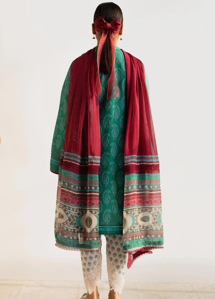 Coco Prints By Zara Shahjahan Printed Lawn Suits Unstitched 3 Piece CZS24P D4 Chaap - Summer Collection