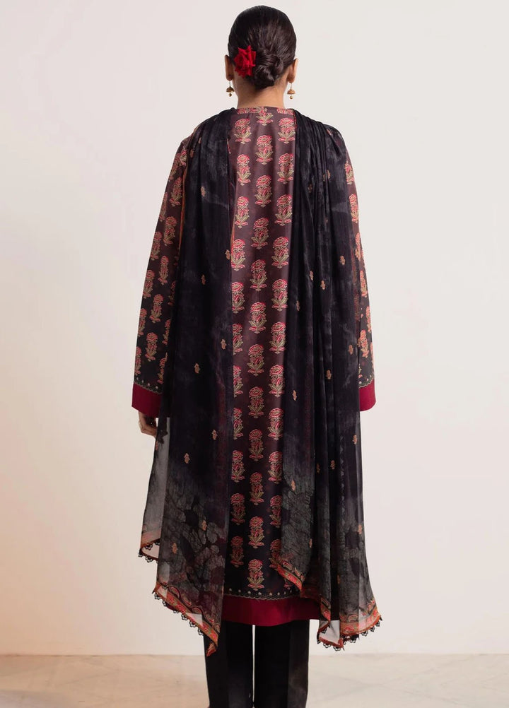 Coco Prints By Zara Shahjahan Printed Lawn Suits Unstitched 3 Piece CZS24P D9 Surkh - Summer Collection