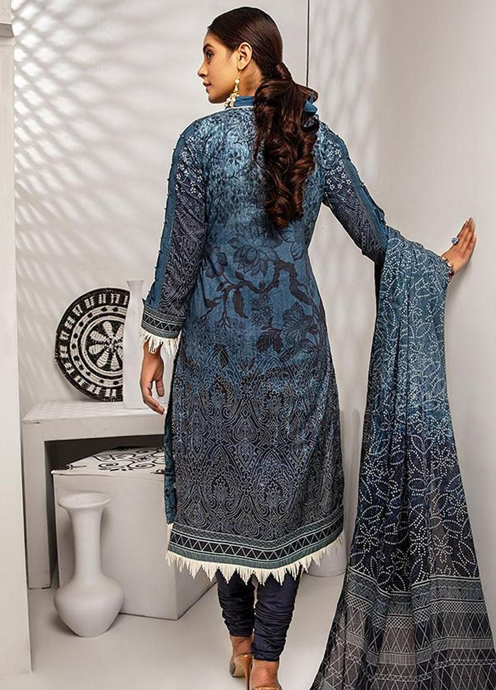 Coco by Al Zohaib Embroidered Lawn Suits Unstitched 3 Piece AZ21C D-06-B - Summer Collection