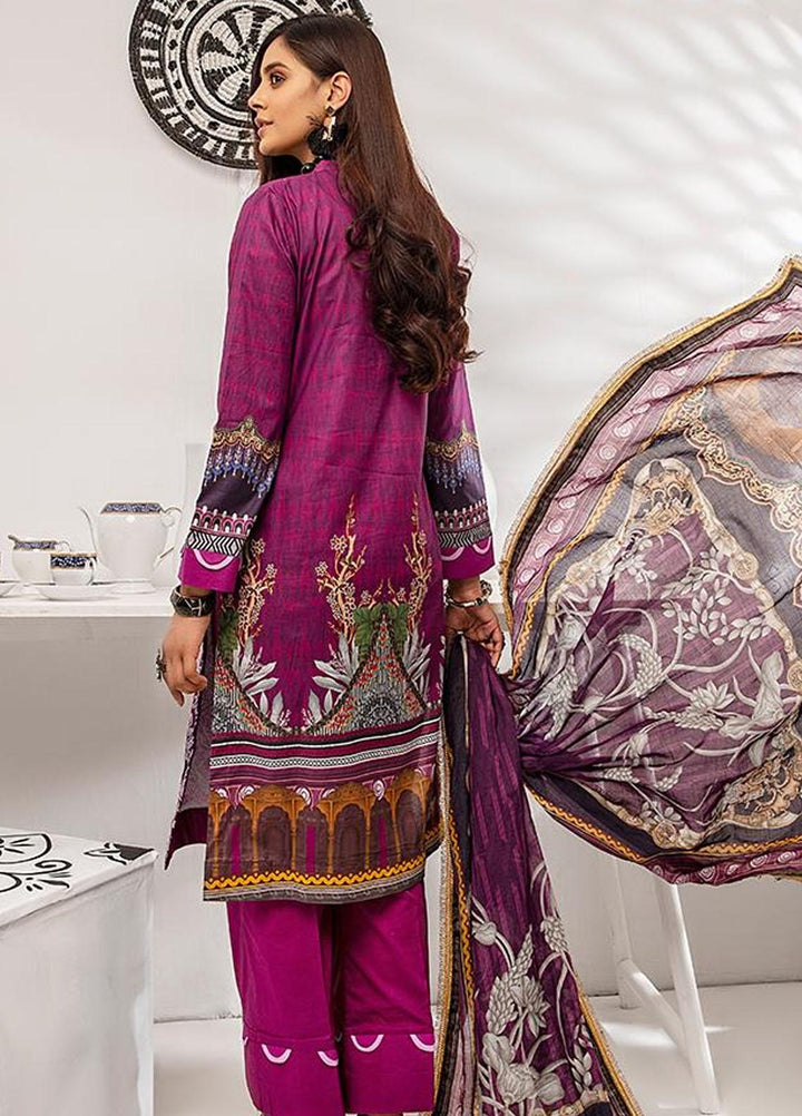 Coco by Al Zohaib Embroidered Lawn Suits Unstitched 3 Piece AZ21C D-09 - Summer Collection